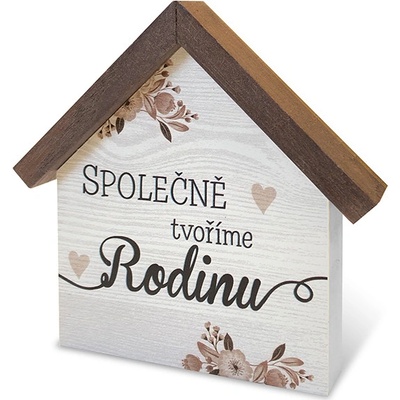 Nekupto Dřevěný domeček malý - Společně tvoříme rodinu