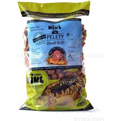 Karel Nikl Devil Krill pelety 1kg 3mm – Zboží Dáma