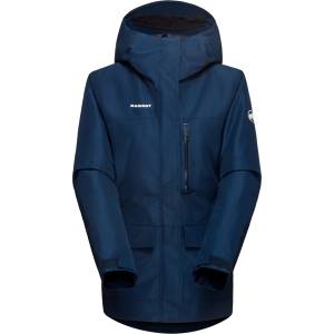 Mammut Дамско ски яке Mammut Women's Fall Line Hardshell Thermo Hooded Jacket Ski jacket - Marine (104-4944-0214)