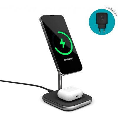 Pouzdro Epico 2in1 MagSafe Wireless Charger
