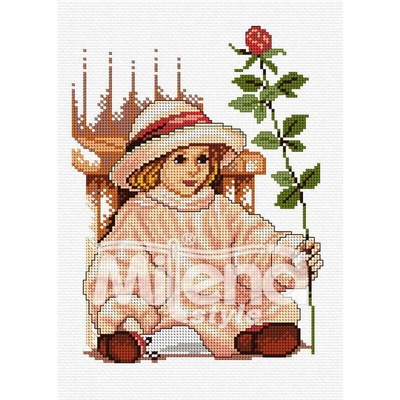 Milena Style Сузи - гоблен със схема конци Ariadna 1: 4