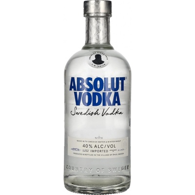 Absolut Vodka 40% 0,7 l (čistá fľaša)