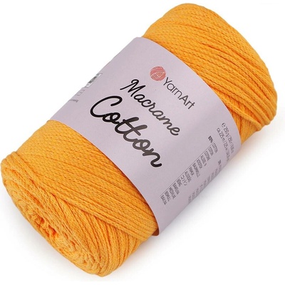 Pletací příze Macrame Cotton 250 g Varianta: 2 (764) oranžovožlutá, Balení: 1 ks 44265/89686/202495