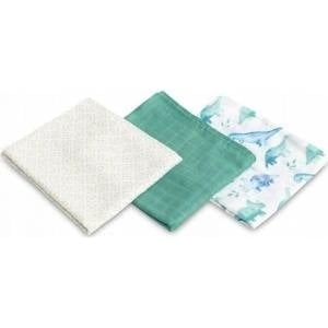 Sensillo BAMBOO DIAPER 3-pack DINO GREEN 70X80