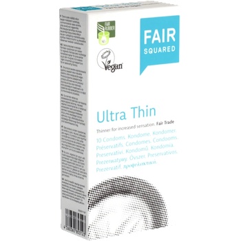 ostatní Fair Squared Single: Ultra Thin, 10 Fair Trade condoms
