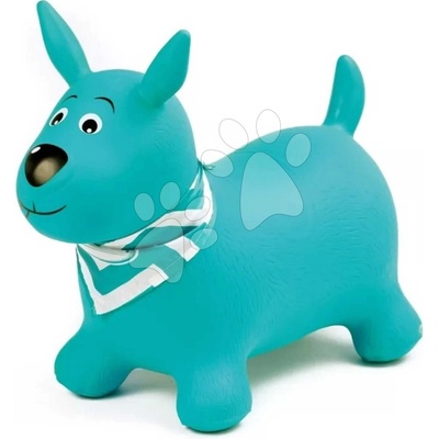 Skákací pes Blue Hopper Dog Ludi s pumpou na nafukovanie modrý