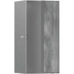 Hansgrohe XtraStoris Rock - Ниша за вграждане в стена, с вратички, 30x15x14 см, матирана неръждаема стомана 56088800 (56088800)