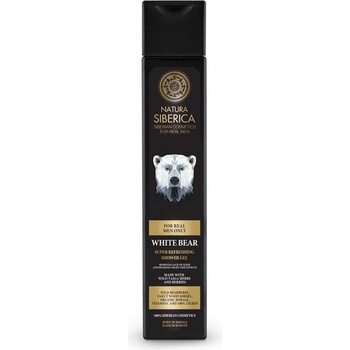 Natura Siberica Men Line osvěžující sprchový gel Bílý Medvěd 250 ml