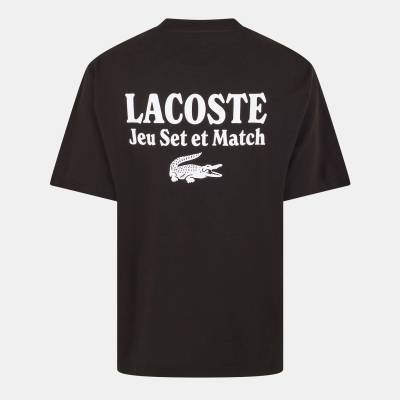 LACOSTE Тениска LACOSTE Men's T-Shirt - Black 031