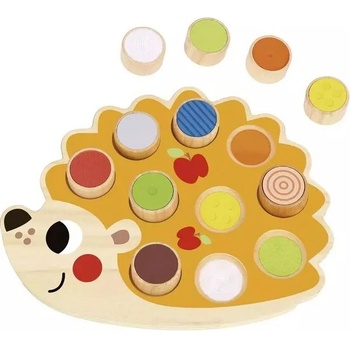 Tooky Toy Tooky Toy: Сензорна занимателна дъска - Таралеж (TF895)