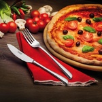 Salvinelli К-Т ВИЛИЦА И КОВАН НОЖ ЗА ПИЦА perpizza (s2pp)