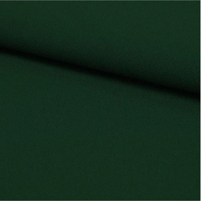 Mondo Italia Jednofarebná látka Panama stretch MIG26 tmavozelená Zelená Vzorka látky (10x10 cm +/-1 cm)