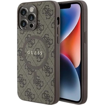 GUESS Кейс за iPhone 15 Pro Guess кафяв (c90b7a69d230)