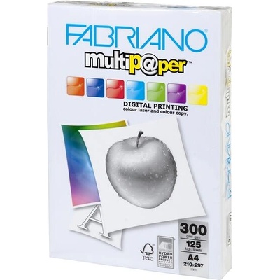 Fabriano Копирен картон Multipaper, A4, 300 g/m2, гланц, 125 листа (53821297)