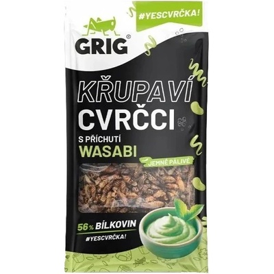 GRIG Chrumkavé cvrčky wasabi 13 g