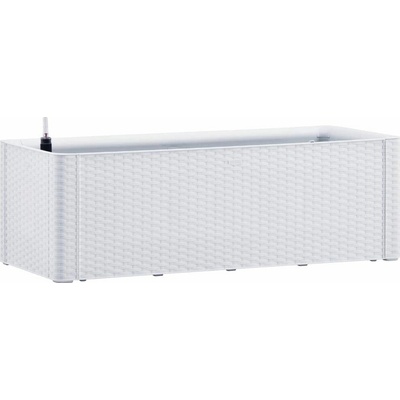 STEFANPLAST Samozavlažovací truhlík NATURAL DELUXE 100x43x33cm bílý