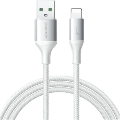 Joyroom S-A28 opletený nabíjací a dátový USB-A na Lightning 1m bílý