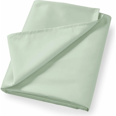 Bianca Svetlozelená plachta z bavlneného saténu Cotton Sateen 230x260
