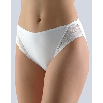 GINA 10190P Dámské kalhotky klasické s úzkým bokem Biela