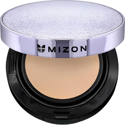 Mizon Vegan Collagen Cushion SPF38 PA++ dlouhotrvající make-up v houbičce s vysokou UV ochranou #23 Natural Sand Beige 2 x 15 g