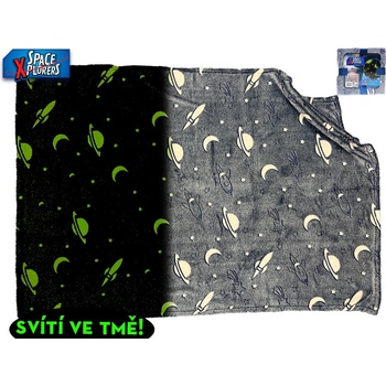 Mikro Trading Deka vesmírný design ve tmě svítící