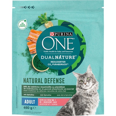 Purina ONE Dual Nature losos so spirulinou 650 g