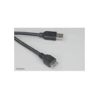 Akasa AK-CBUB04-10BK USB 3.0 Type A na microUSB, 1m, černý
