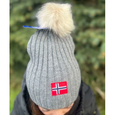 Norway zimní čiapka US NS 130108 Grey Melange