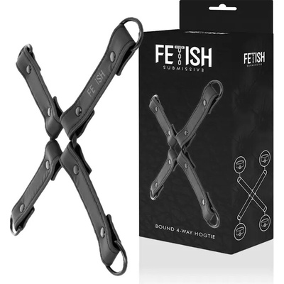 Fetish Submissive BOUND 4-WAY HOGTIE