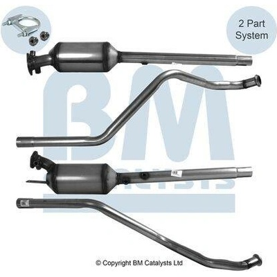Filtr sazových částic, výfukový systém BM CATALYSTS BM11014
