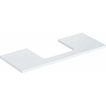 Geberit Плот за мивка Geberit One с централен изрез, лъскаво бяло, 120 см (505.285.00.1)