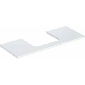 Geberit Плот за мивка Geberit One с централен изрез, лъскаво бяло, 120 см (505.285.00.1)