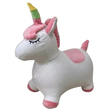 Time Leader Надуваем еднорог за скачане, 56 см (kd307-white)