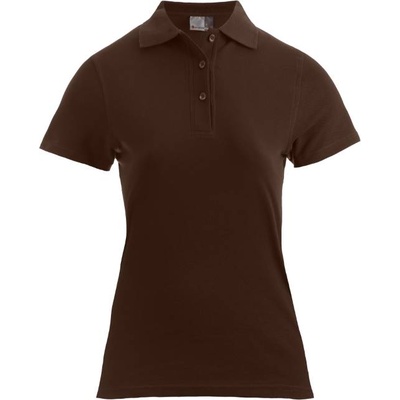 Promodoro 4005 / Дамска поло тениска от памучен плат с ринг-предене - кафява m (40400514502)
