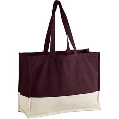 Westford Mill Bavlnená taška WM858 Oxblood 52 x 38 5 x 16 cm