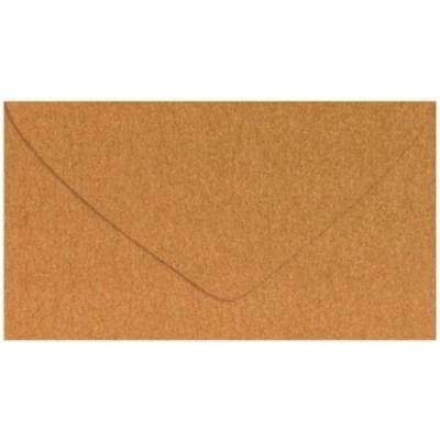 Dopisní obálka metallic 120g C6 114x162mm - měděná