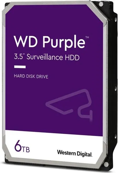 Western Digital WD Purple 3.5 6TB 5400rpm 128MB SATA3 (WD62PURZ)