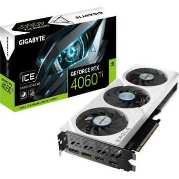 Image 1 of GIGABYTE GeForce RTX 4060 Ti EAGLE OC ICE 8GB GDDR6 (GV-N406TEAGLEOC ICE-8GD)