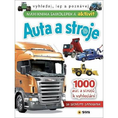 Auta a stroje maxi kniha samolepek a aktivit
