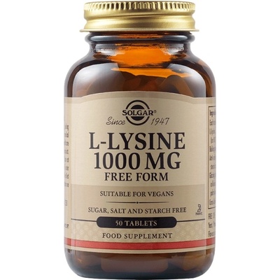 Solgar L-Lysine 1000 mg [50 Таблетки]