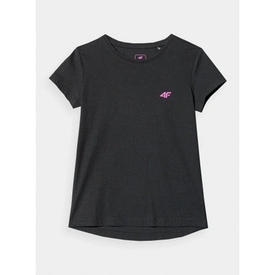4F dětské tričko 4FJSS23TTSHF279 deep black