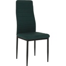 Kondela Coleta Nova smaragdová látka / černý kov