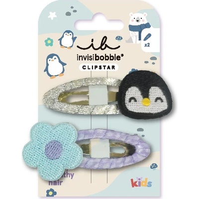 Invisibobble Snap Clip Kids Polar Penguin 2 ks