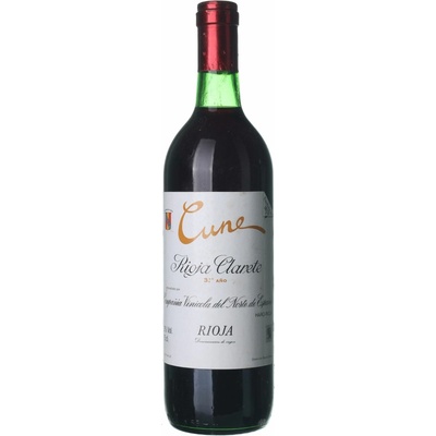 Cune Rioja Clarete Crianza suché červené 1984 0,75 l (holá láhev)
