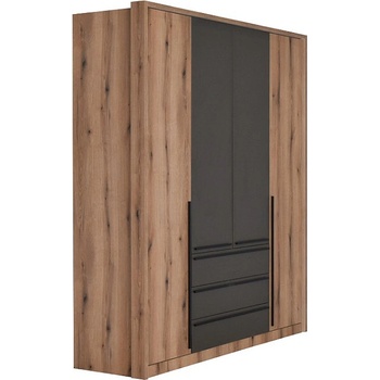 Matis Гардероб kaliopa 4v3f дъб артизан / сиво
