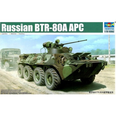 Trumpeter slepovací model Russian BTR-80A APC 1:35