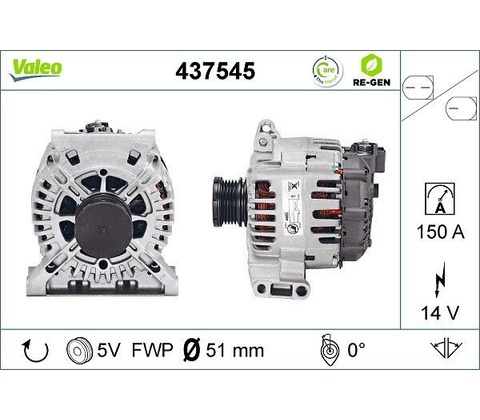 Generátor VALEO 437545