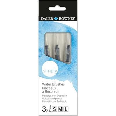 Daler Rowney Súprava vodných štetcov SIMPLY, 3 ks