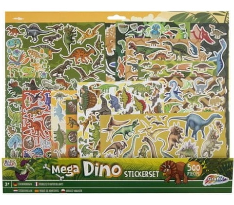Mega set samolepek Dino