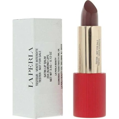 La Perla Satin Lips 204 Almond балсам за устни тестер бадемов нюанс 3.5 гр